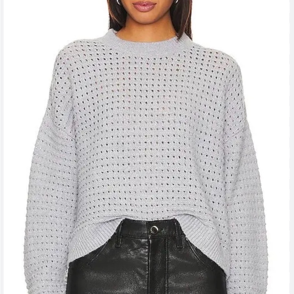 525 America Light Gray Crew Neck Sweater